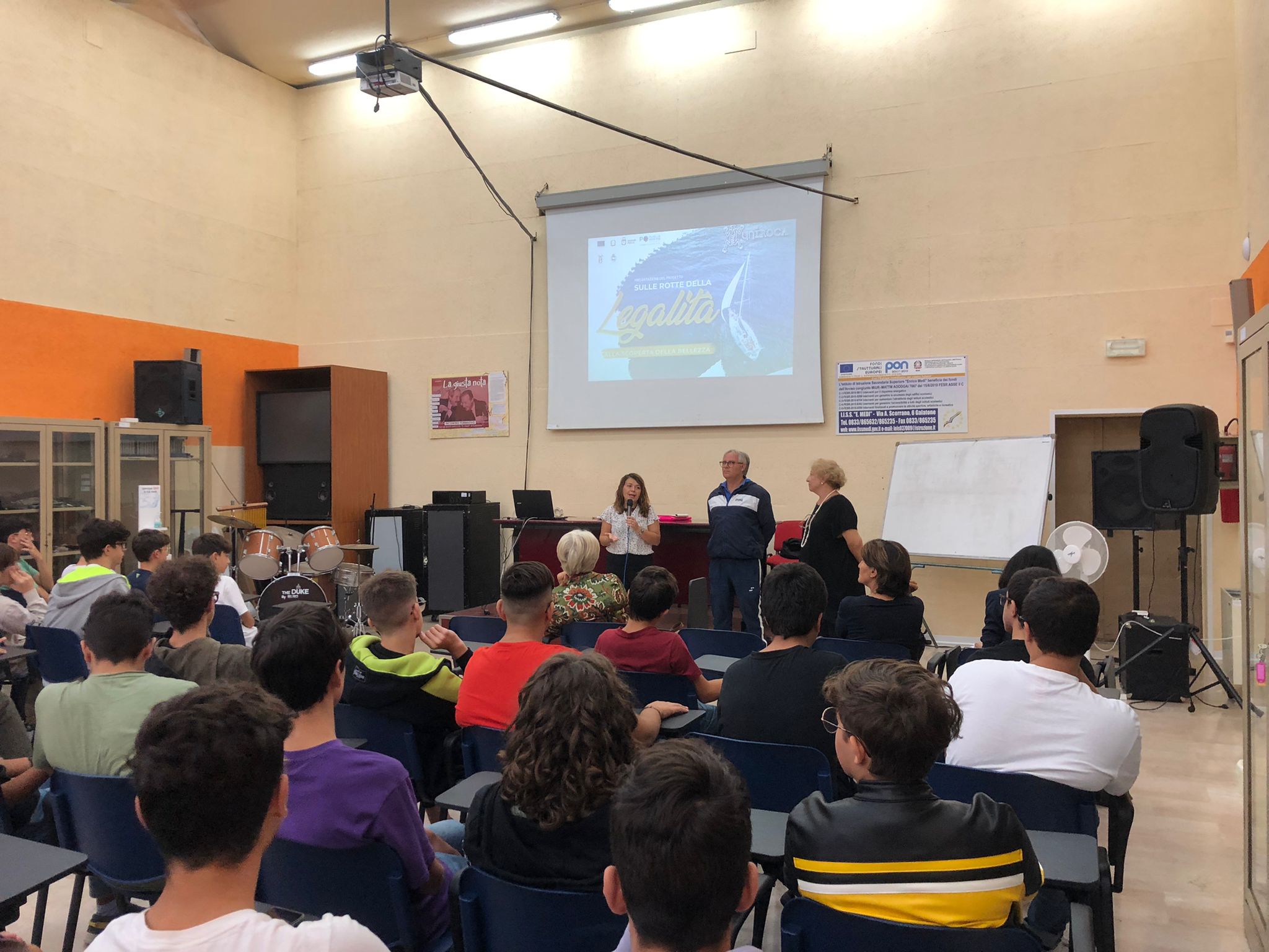 Incontro presentazione progetto sulle ali della legalità ISS MEDI (2)